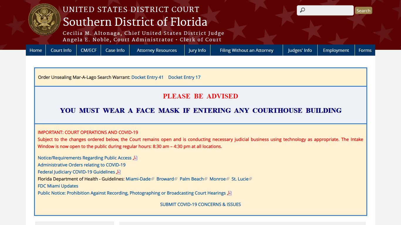Southern District of Florida | United States District Court